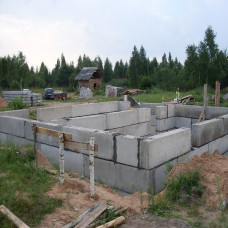 Блочный фундамент